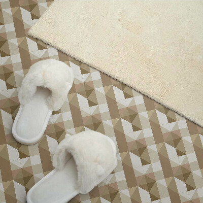 Pvc wandpaneel Geometrie in aardtinten