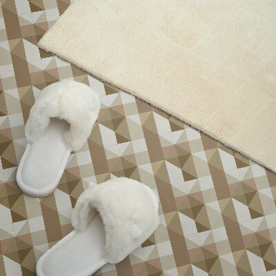 Pvc wandpaneel Geometrie in aardtinten