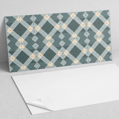 Vinyl wandbekleding Geometrisch ruitpatroon