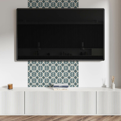 Vinyl wandbekleding Geometrisch ruitpatroon