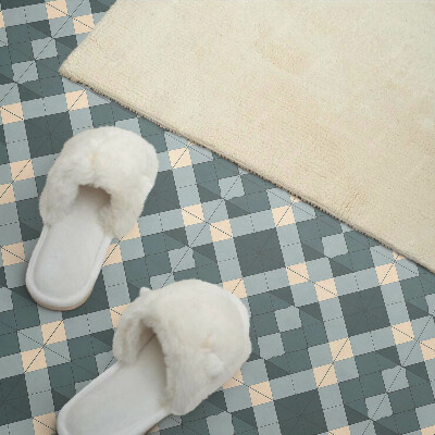 Vinyl wandbekleding Geometrisch ruitpatroon