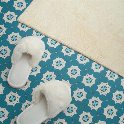 Vinyl wandbekleding Geometrisch bloemenpatroon