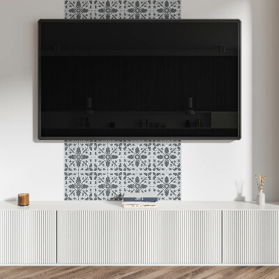 Vinyl wandpaneel Plantmotief in symmetrie