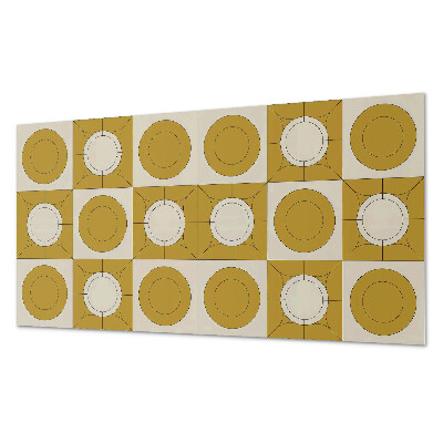 Pvc wandpaneel Geometrisch patroon met cirkels