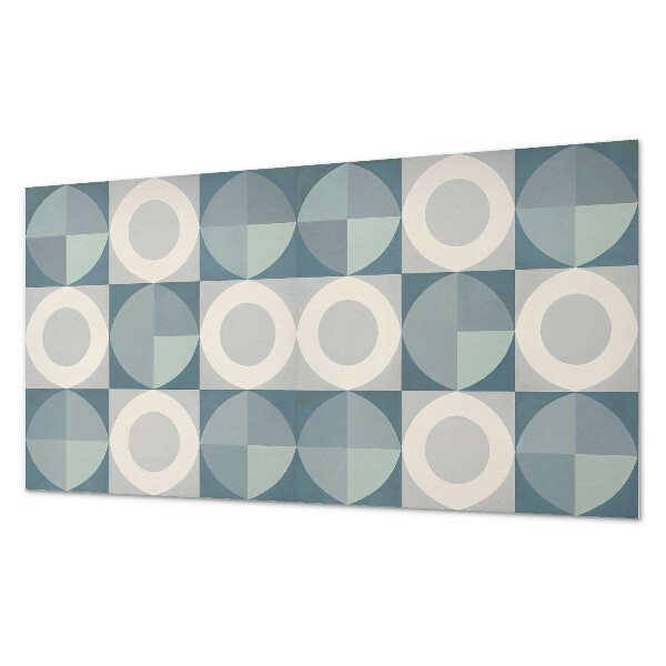 Vinyl wandbekleding Geometrie van cirkels en vormen