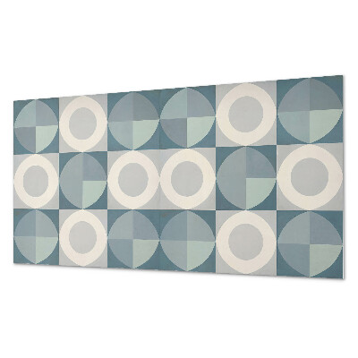 Vinyl wandbekleding Geometrie van cirkels en vormen