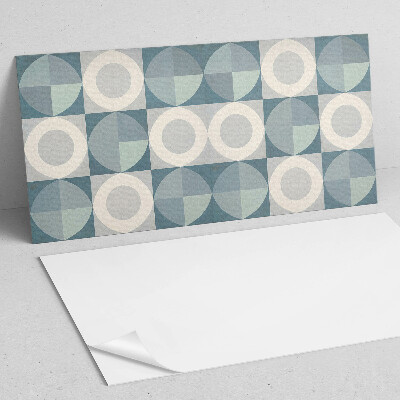 Vinyl wandbekleding Geometrie van cirkels en vormen