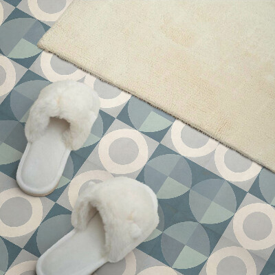 Vinyl wandbekleding Geometrie van cirkels en vormen