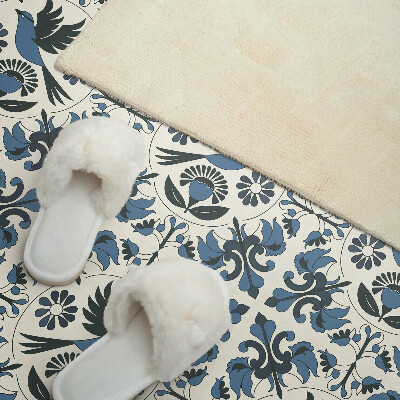 Vinyl wandpaneel Patroon met vogels en bloemen