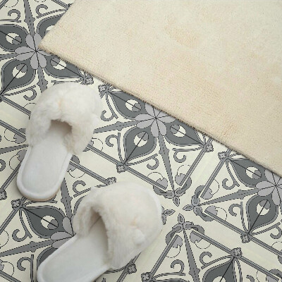 Vinyl wandpaneel Bloemenpatroon met symmetrie