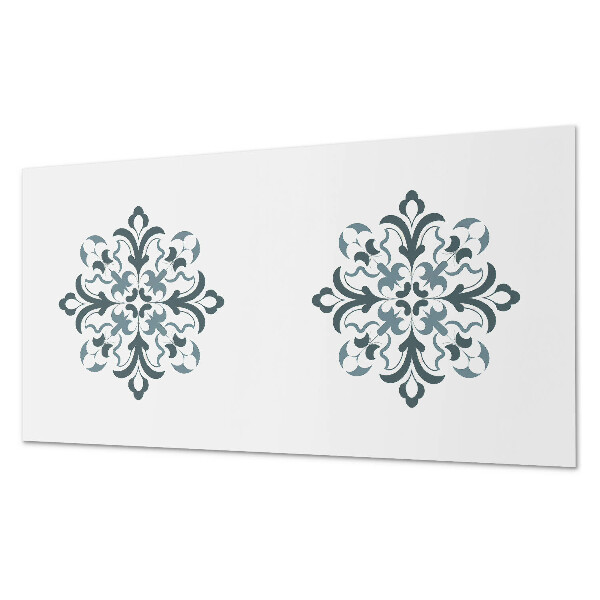 Pvc wandpaneel Bloemmotief in symmetrie