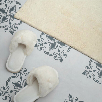 Vinyl wandbekleding Plantenpatroon met ornamenten