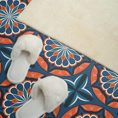 Vinyl wandpaneel Mandalapatroon met bladeren