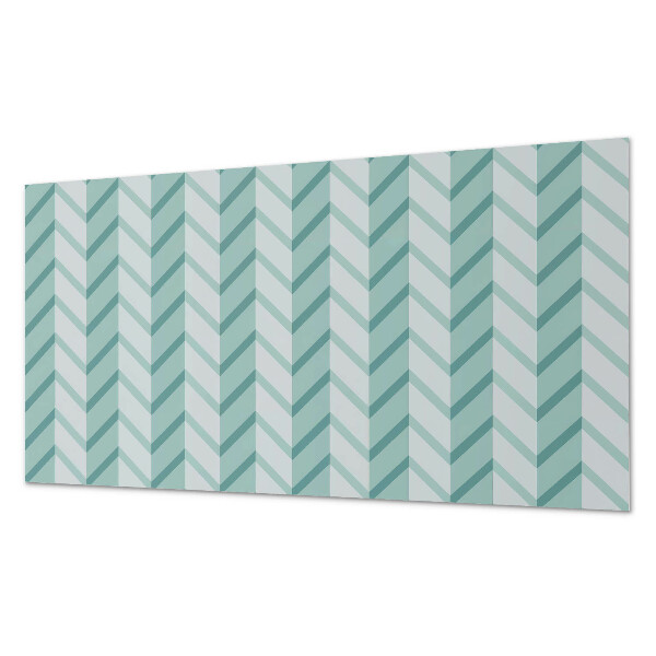 Vinyl wandbekleding Zigzag gestreept patroon