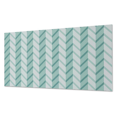 Vinyl wandbekleding Zigzag gestreept patroon