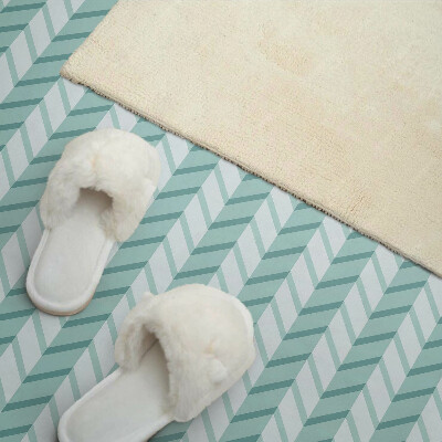 Vinyl wandbekleding Zigzag gestreept patroon