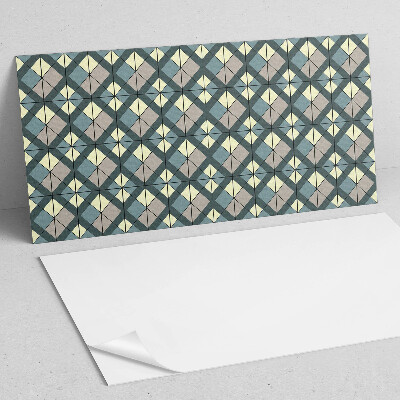 Vinyl wandbekleding Geometrisch ruitjespatroon