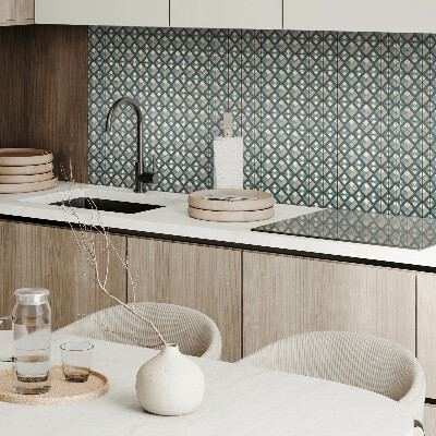 Vinyl wandbekleding Geometrisch ruitjespatroon