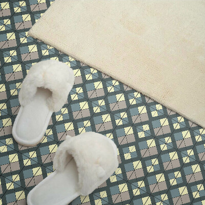 Vinyl wandbekleding Geometrisch ruitjespatroon