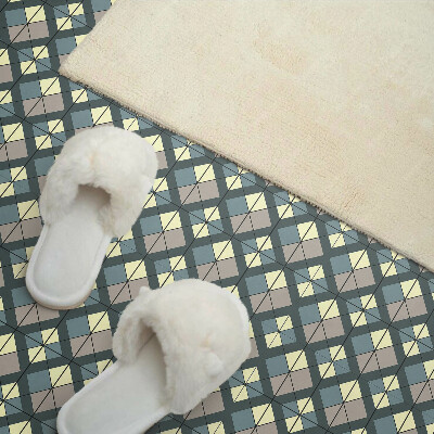 Vinyl wandbekleding Geometrisch ruitjespatroon