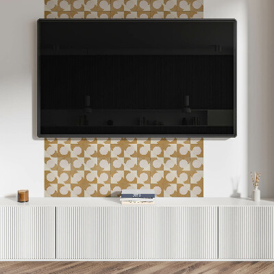 Vinyl wandpaneel Geometrische cirkels en bogen