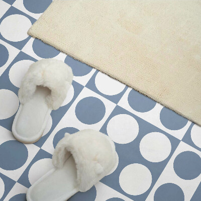 Pvc wandpaneel Geometrische cirkels in een raster