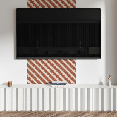 Vinyl wandbekleding Geometrisch golvend patroon