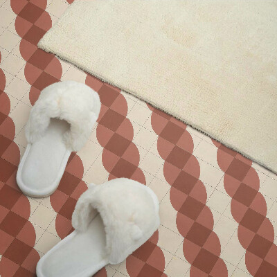 Vinyl wandbekleding Geometrisch golvend patroon