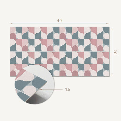 Vinyl wandpaneel Abstract geometrisch patroon