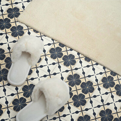 Vinyl wandbekleding Bloemenpatroon op de achtergrond