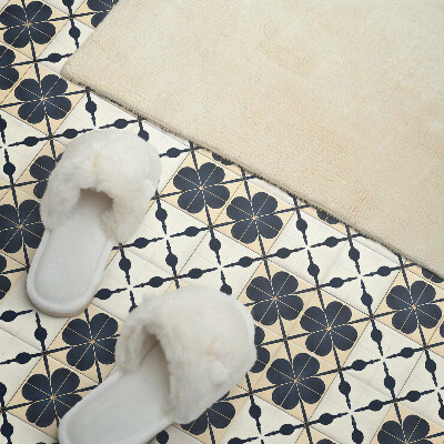 Vinyl wandbekleding Bloemenpatroon op de achtergrond