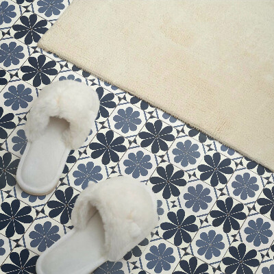 Pvc wandpaneel Bloemenpatroon op tegels