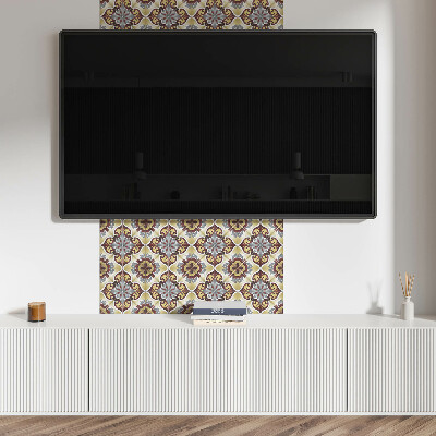 Vinyl wandbekleding Decoratief patroon met een bloemenmotief