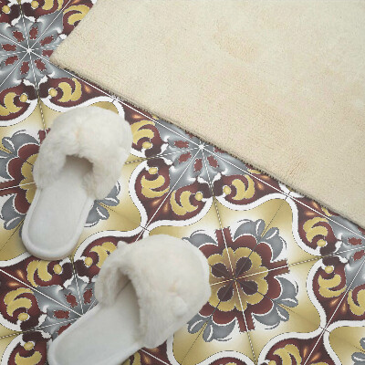 Vinyl wandbekleding Decoratief patroon met een bloemenmotief