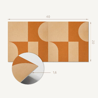 Vinyl wandpaneel Abstract geometrisch patroon