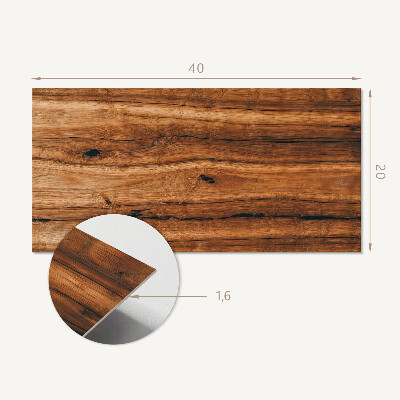 Pvc wandpaneel Natuurlijk houtpatroon