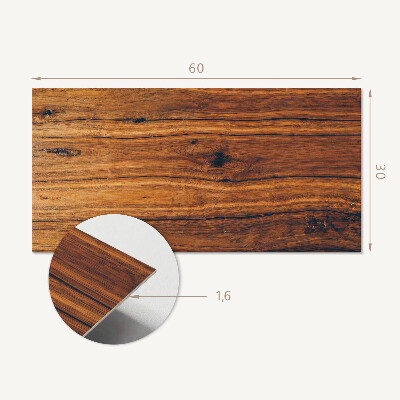 Vinyl wandbekleding Natuurlijk houtpatroon