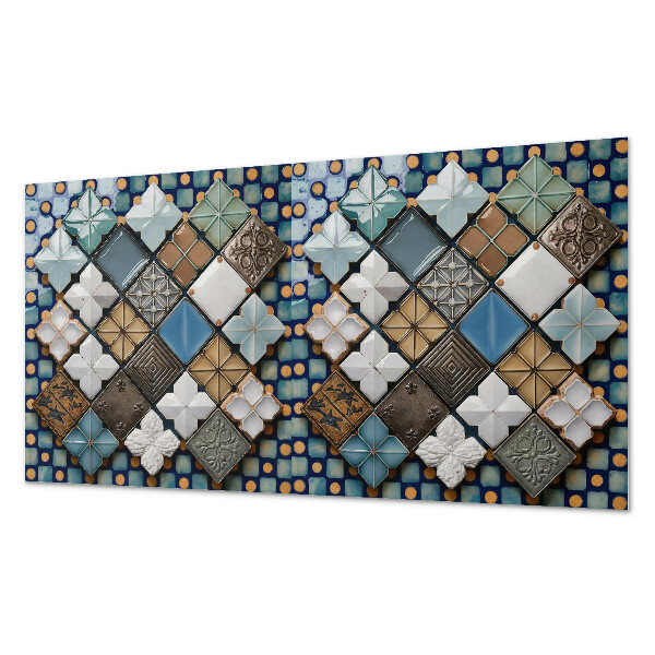 Vinyl wandbekleding Keramische tegelpatronen