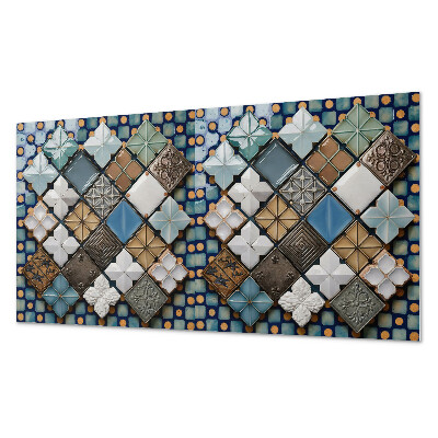 Vinyl wandbekleding Keramische tegelpatronen