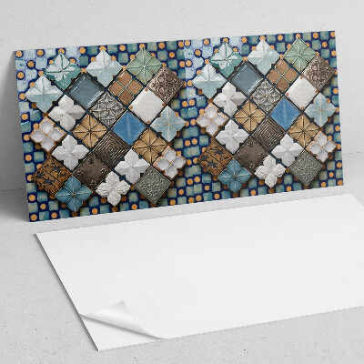 Vinyl wandbekleding Keramische tegelpatronen