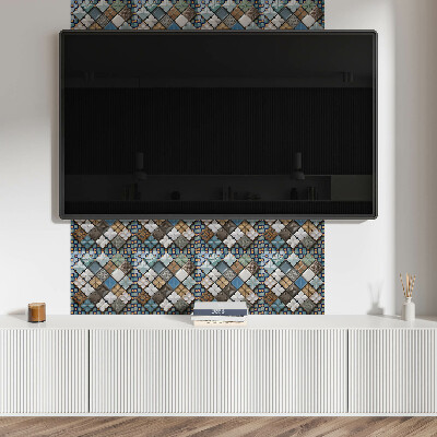 Vinyl wandbekleding Keramische tegelpatronen