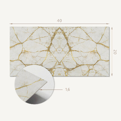 Vinyl wandpaneel Geaderd marmerpatroon