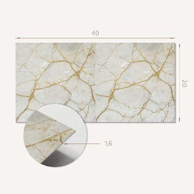Pvc wandpaneel Elegant marmerpatroon
