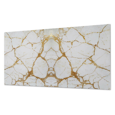 Vinyl wandbekleding Elegant marmer met aderen