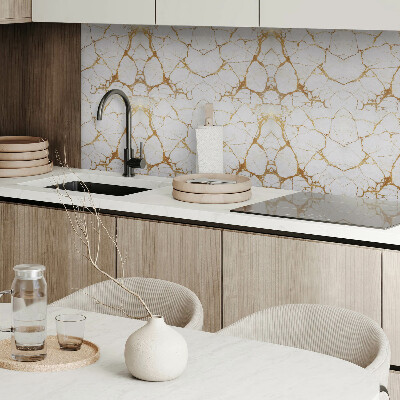 Vinyl wandbekleding Elegant marmer met aderen