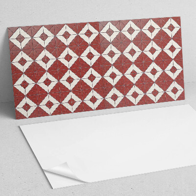 Vinyl wandpaneel Geometrische patronen in de lay-out