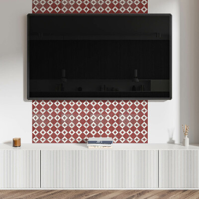 Vinyl wandpaneel Geometrische patronen in de lay-out