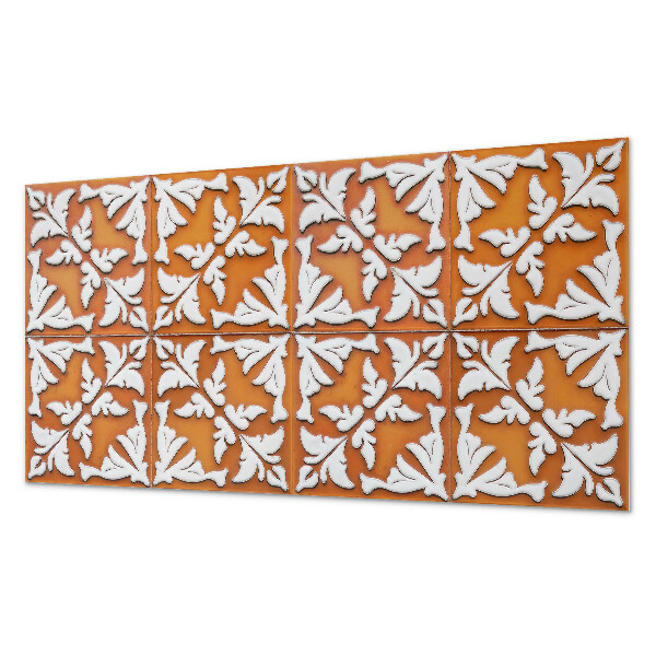 Pvc wandpaneel Plantenpatroon op tegels