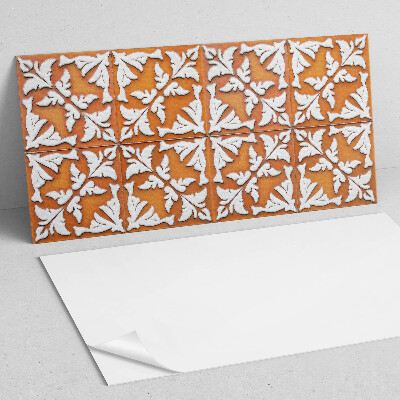 Pvc wandpaneel Plantenpatroon op tegels