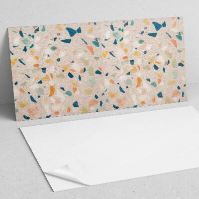 Vinyl wandbekleding Patroon met kleurrijke fragmenten